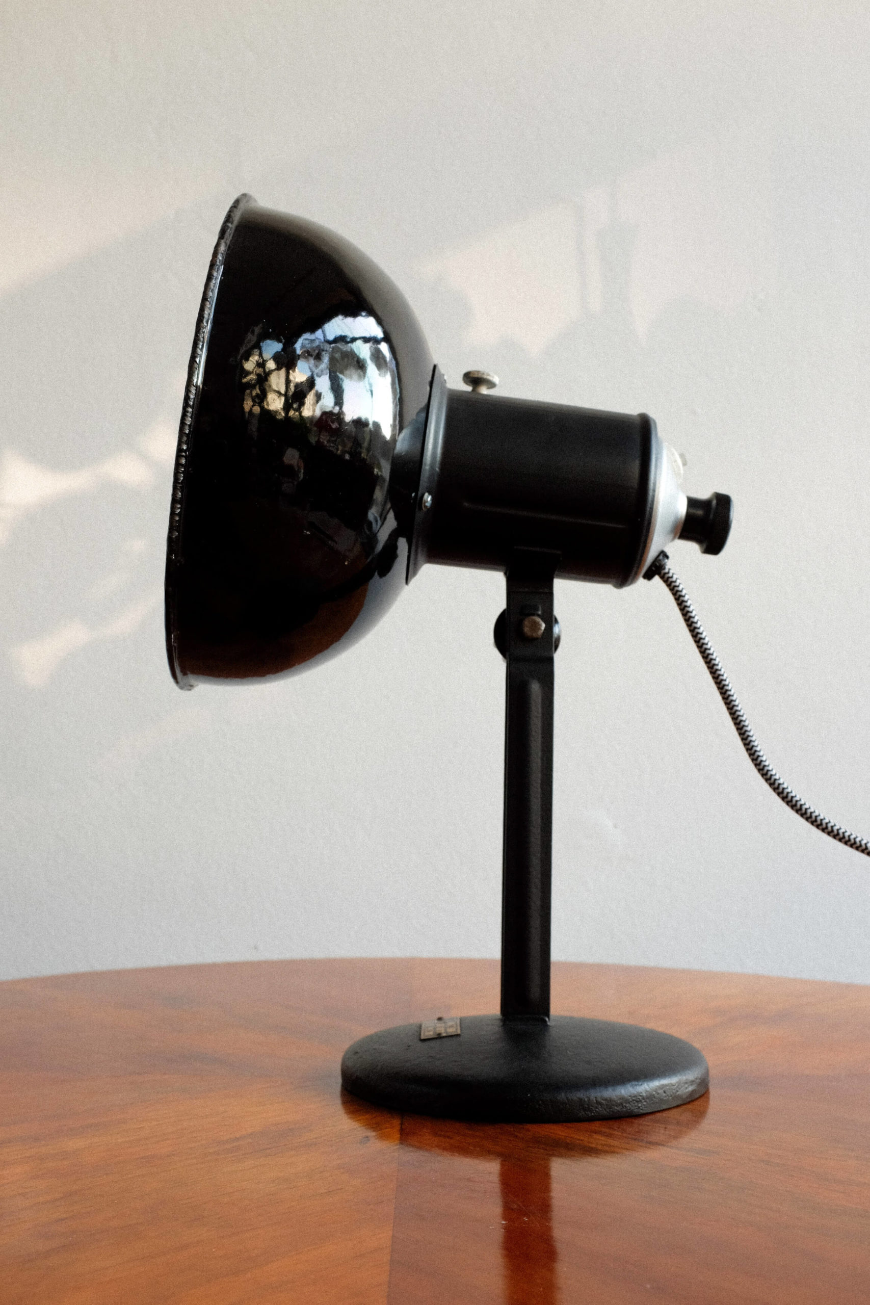 Black Industrial Table Lamp
