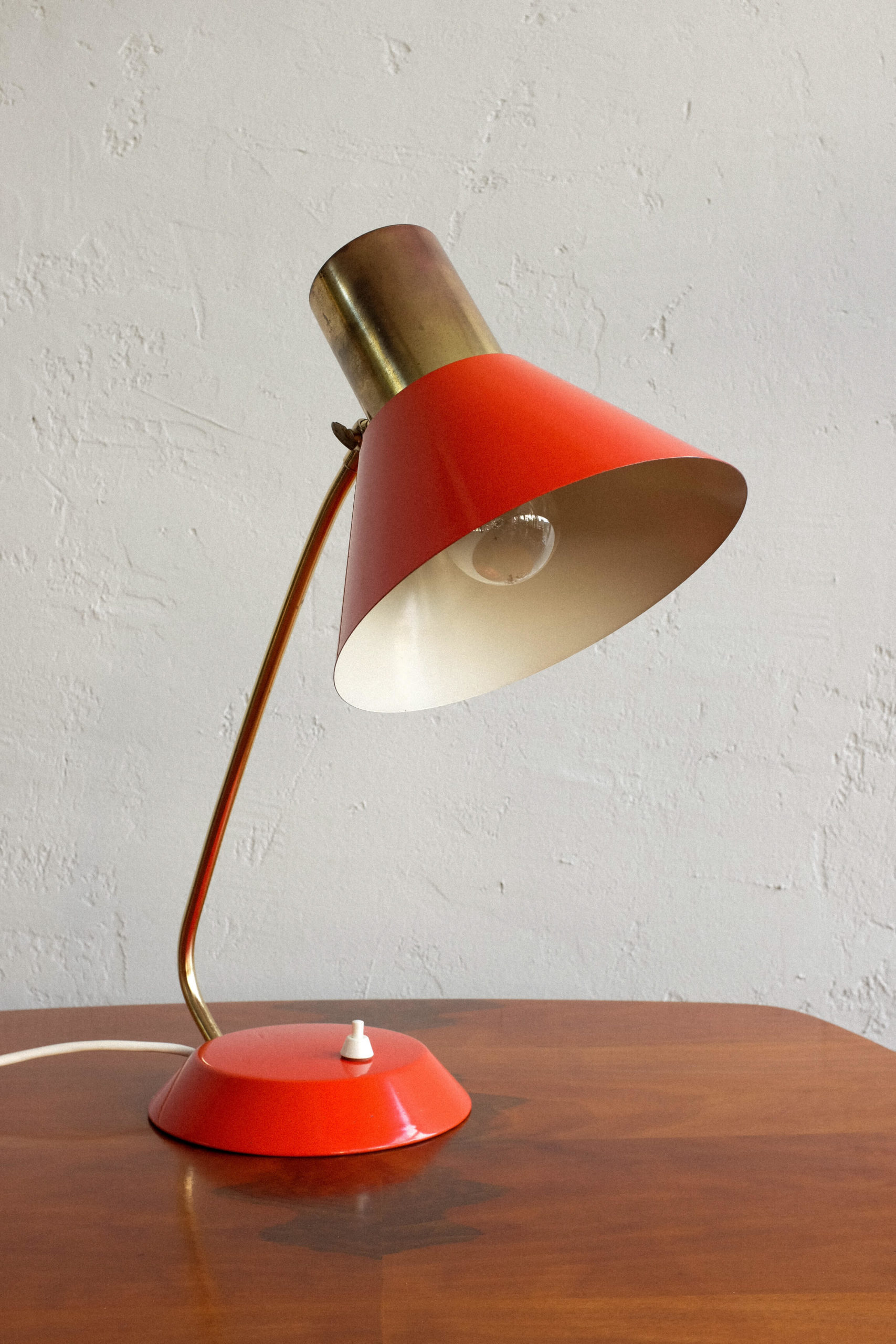 Red Table Lamp by AKA Germany