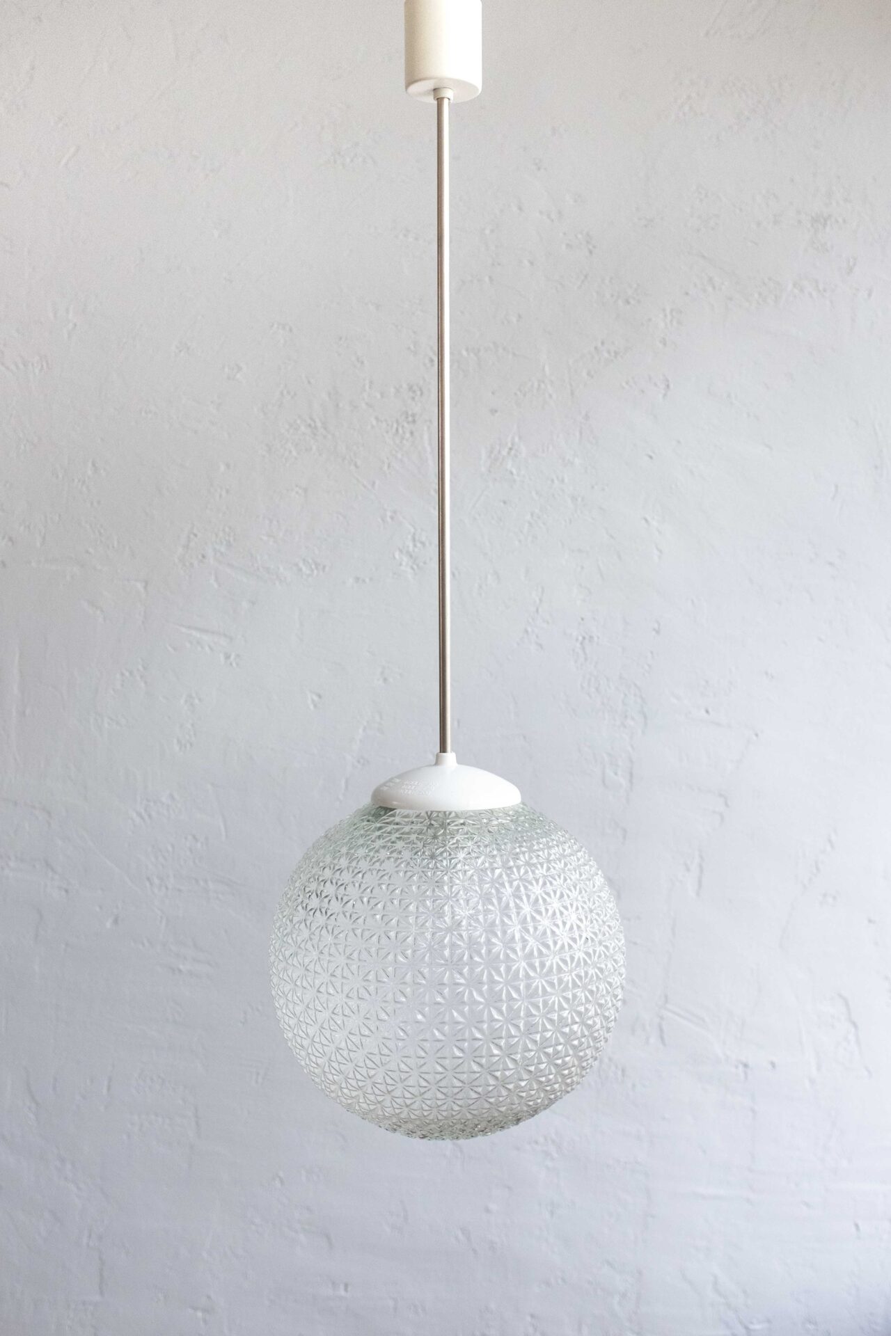 White Bakelite Hanging Lamp