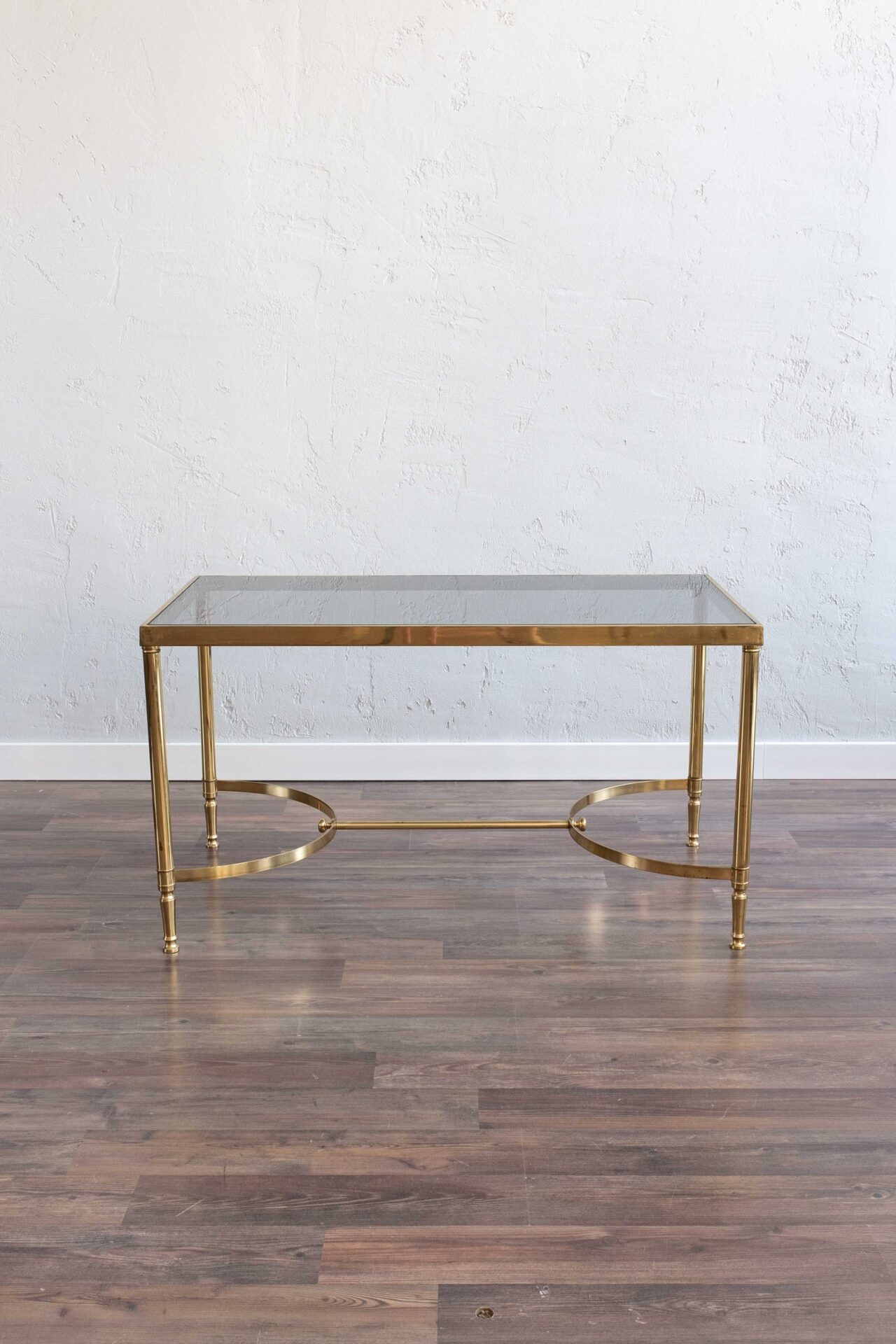 Mid-Century Brass Coffee Table