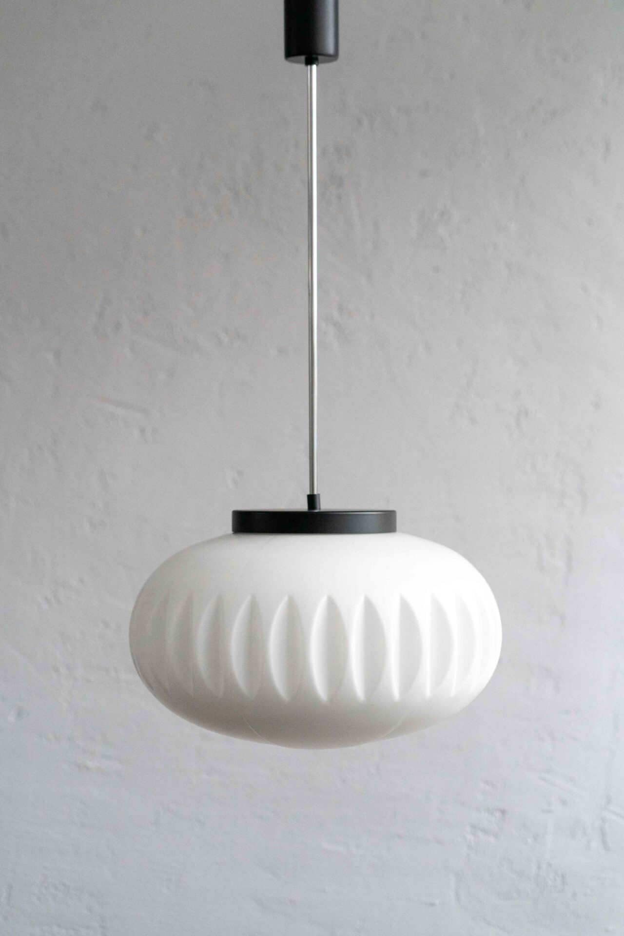 White Glass Hanging Lamp by Osvětlovací Sklo