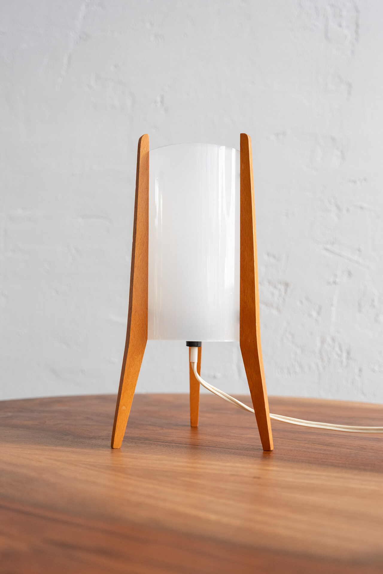 Wooden Table Lamp by Pokrok Žilina